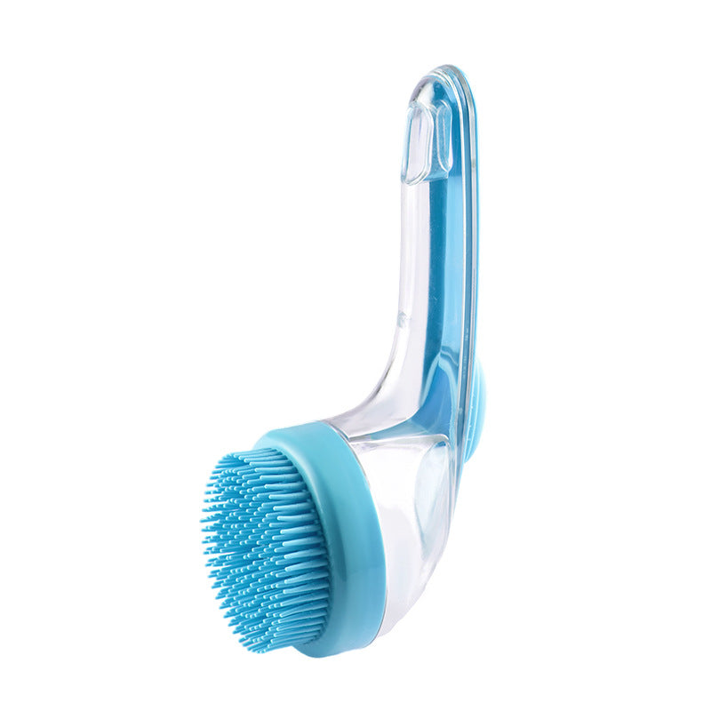 Dog & Cat Bath Brush – Long Handle Grooming Tool for Easy Cleaning