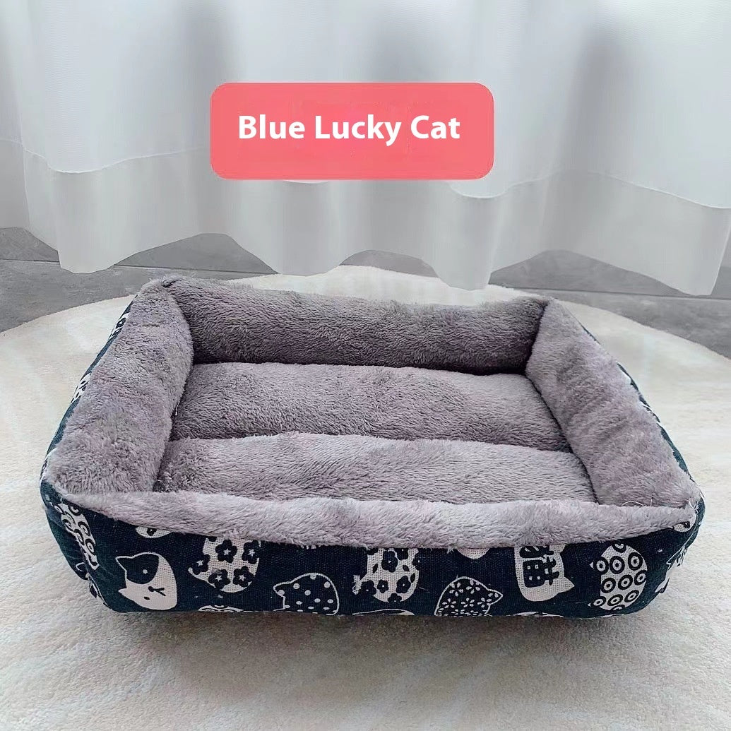 Soft Waterproof Pet Bed for Dogs & Cats