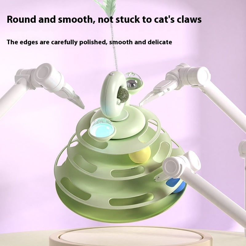 4-Level Cat Toy Tower