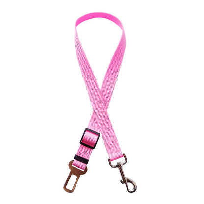 Pet Car Seat Belt for Dogs – Adjustable Safety Harness for Safe Travel