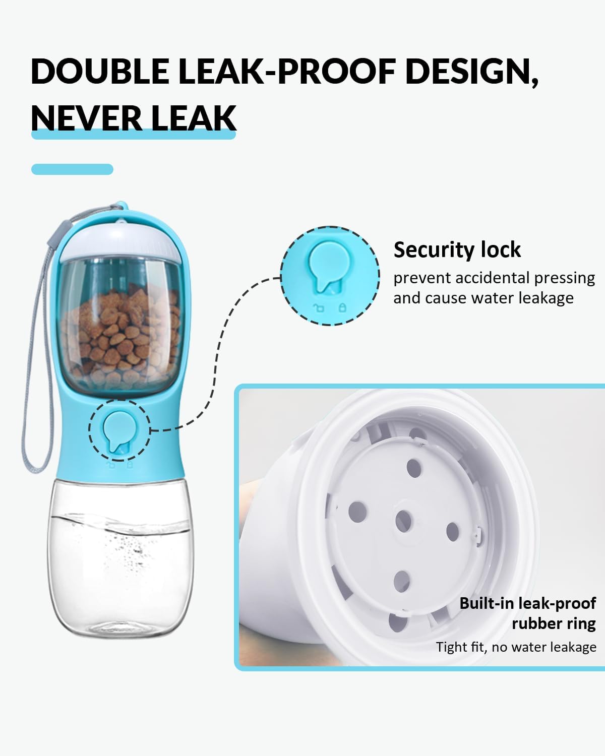 Puppy Water Bowl Dog Water Bottle