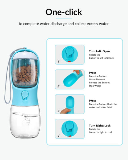 Puppy Water Bowl Dog Water Bottle