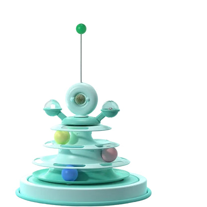 4-Level Cat Toy Tower