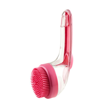 Dog & Cat Bath Brush – Long Handle Grooming Tool for Easy Cleaning