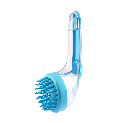 Dog & Cat Bath Brush – Long Handle Grooming Tool for Easy Cleaning