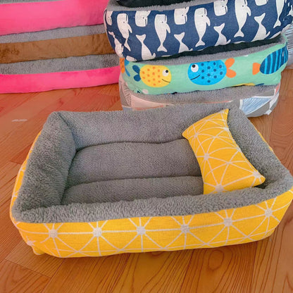 Soft Waterproof Pet Bed for Dogs & Cats