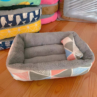 Soft Waterproof Pet Bed for Dogs & Cats