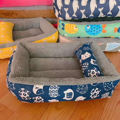 Soft Waterproof Pet Bed for Dogs & Cats