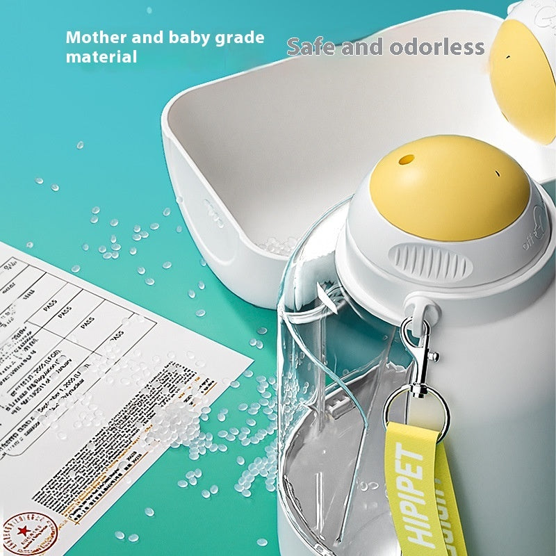 Portable Dog Water Bottle & Food Container – Leak-Proof 2-in-1 Travel Feeder