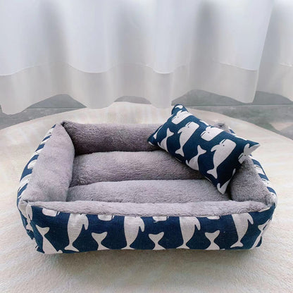 Soft Waterproof Pet Bed for Dogs & Cats