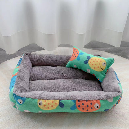 Soft Waterproof Pet Bed for Dogs & Cats